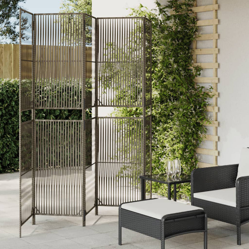Paravent 6 panneaux Arlmont & Co., Gris, 5, H 78,7 po x l 96,5 po