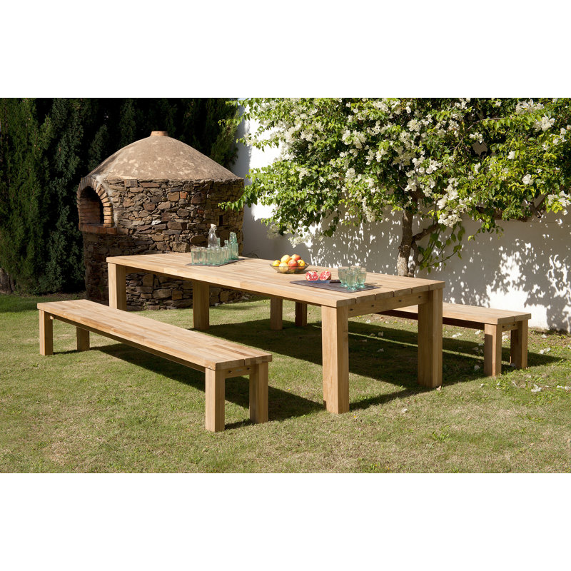 Titan Dining Table, 30" H x 118" W x 39" D