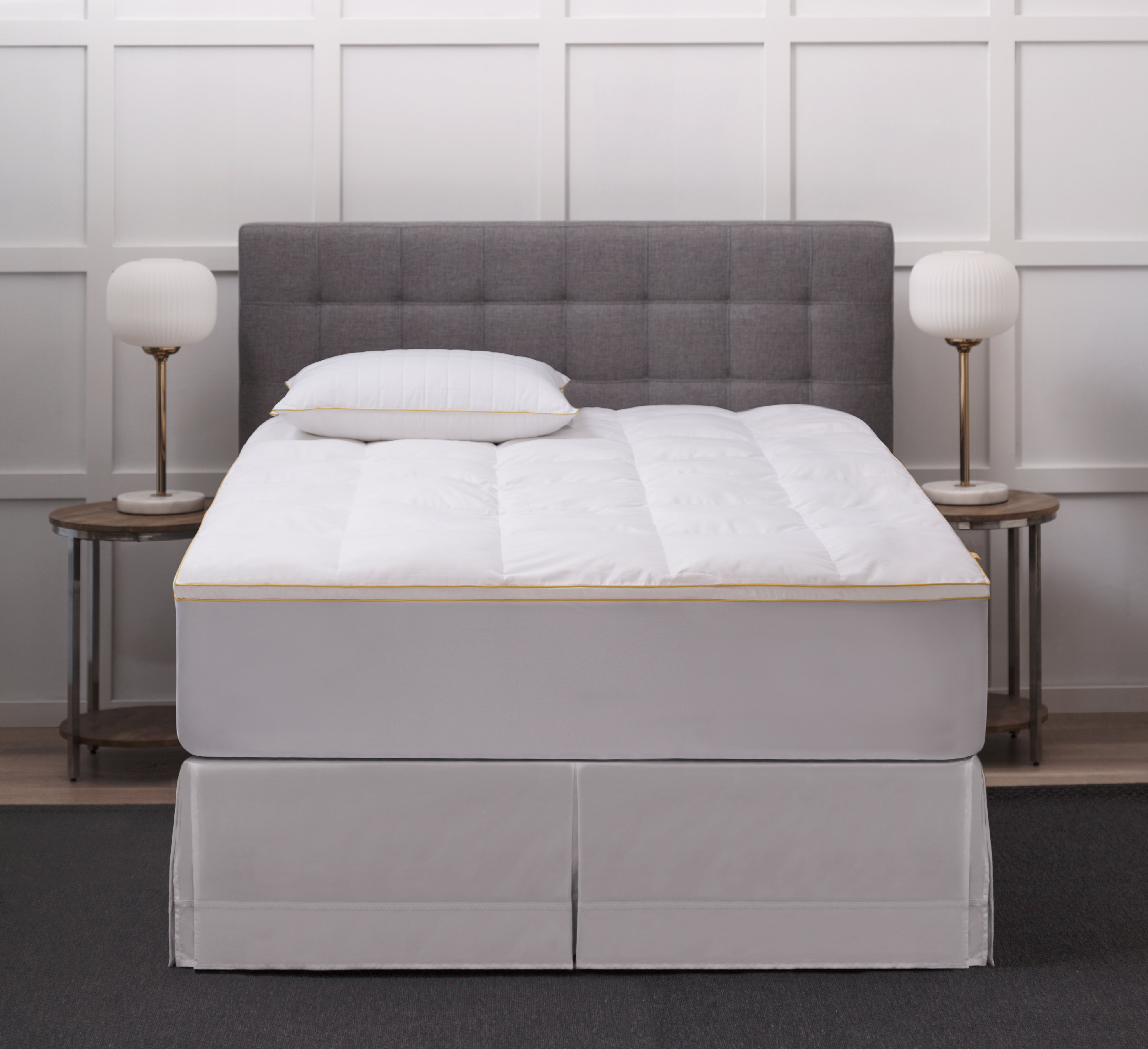 Simmons 2" White Duck Feather Mattress Topper & Reviews Wayfair