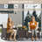Arlayne 2-Person 3-Piece PE Wicker Patio Conversation Set with Cushions-1018693749