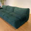 Green bamboo sofa living room three modern simple