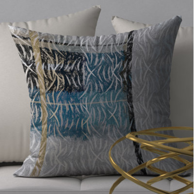 Debonair Unique Square Pillow Cover & Insert