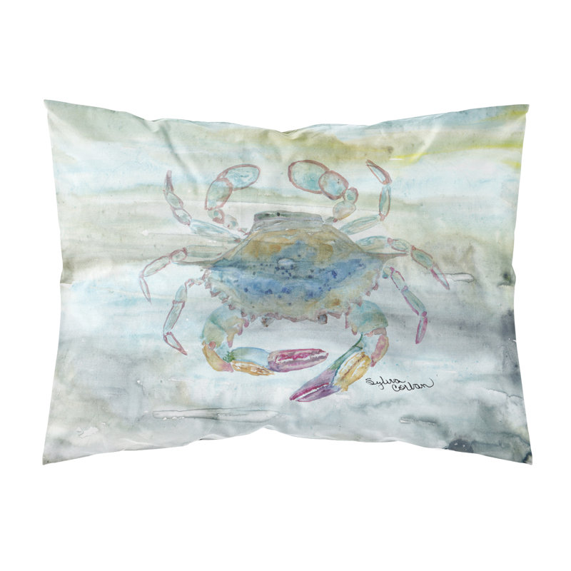  Taie d'oreiller crabe aquarelle