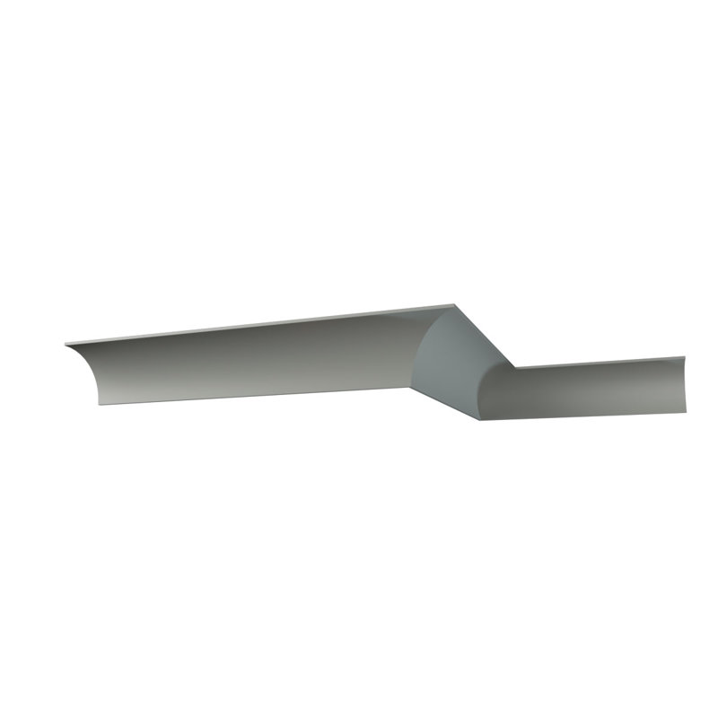 Moulure couronnée Endurathane Faith, H 9 7/8 po x P 9 7/8 po x F 14 po x L 48 po, apprêtée en usine