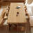 Burlywood Rectangular Solid Wood with 6 drawers desk-1167848533