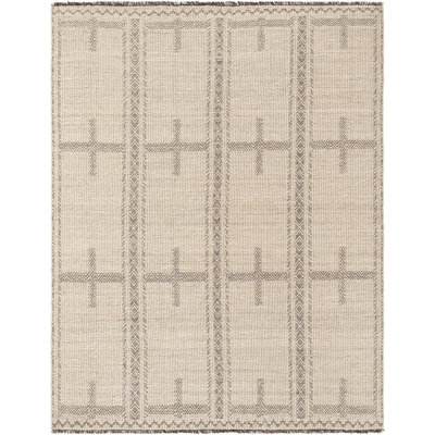 Irfan Geometric Area Rug in Beige