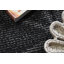 Tapis raffiné à imprimé raffiné noir-21817834