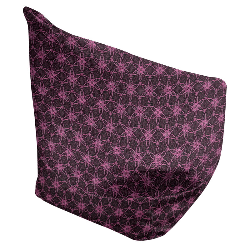 Fauteuil à billes et méridienne standard Leffel, Pas de bourre, H 86 po x l 27 po x P 43 po, Noir/rose