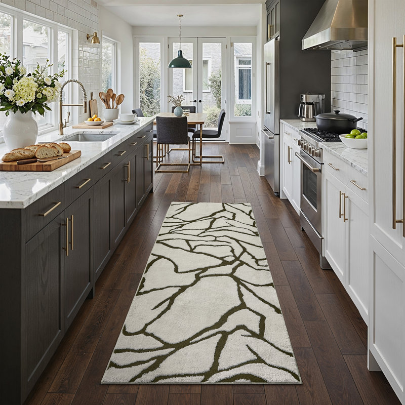Nest & Weave Modern Striped Indoor Rug, Runner 2' x 6'