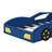Wooden Race Car Bed,Car-Shaped Platform Bed with Wheels For Teens-1529441671