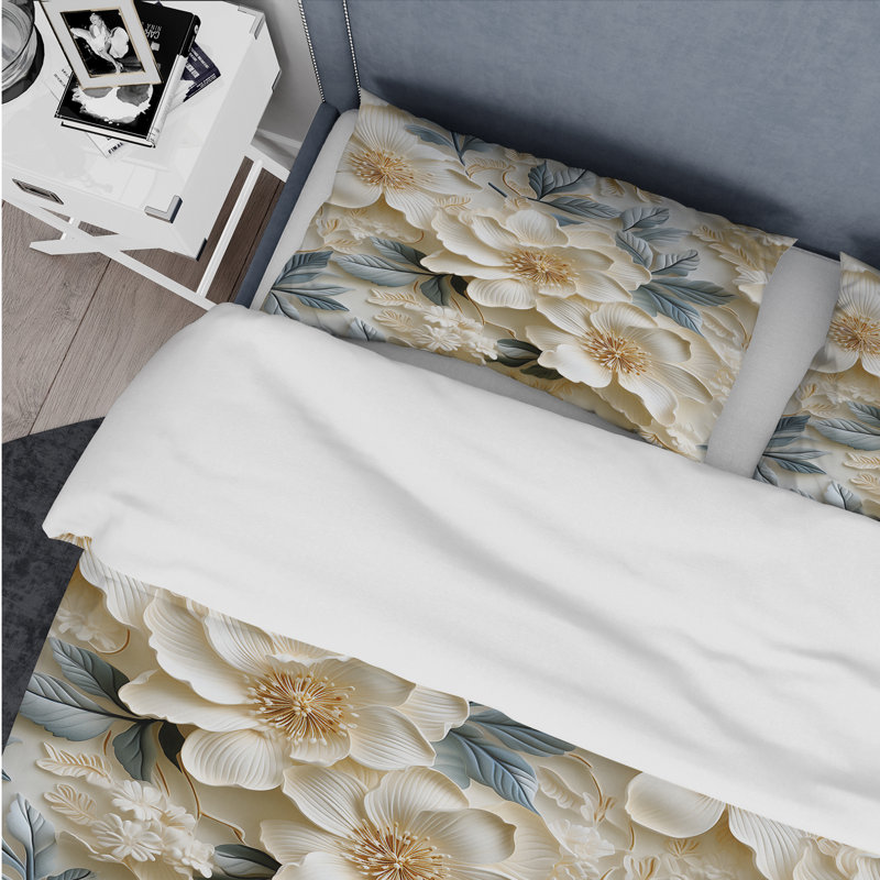 Aukeem Bedding, Housse de couette pour grand lit et 2 taies décor