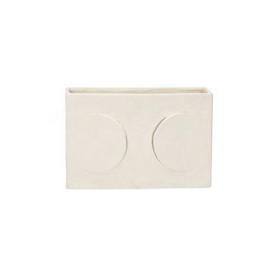 Alexes Eclipse Wall Lamp Stoneware Lg White