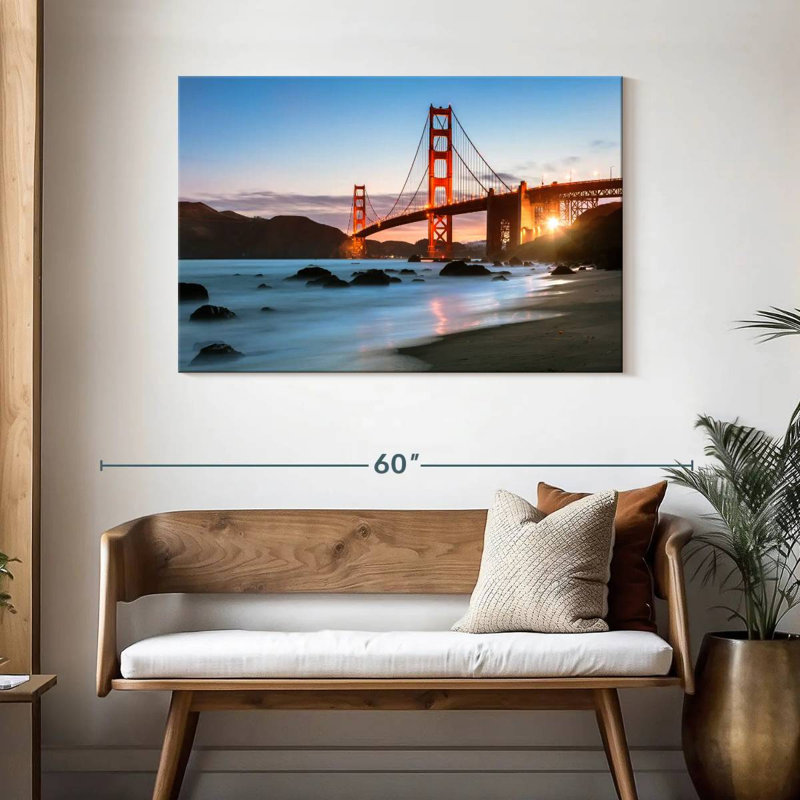 Lilie Daybreak At Golden Gate, 30" H x 45" W