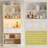 LED Coffee Bar Cabinet with Storage and Glass Holder