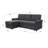 Meriline Upholstered L-Shaped Sectional Left Hand Facing-472722449