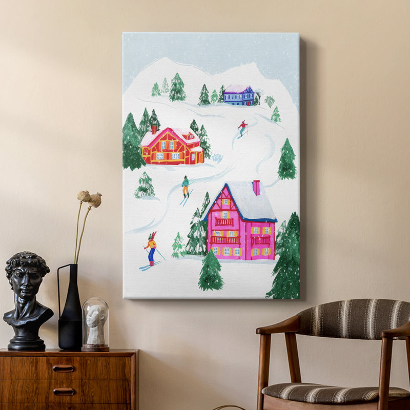 «Candy Ski Village II» - galerie sur mesure, H 12 po x l 8 po