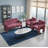 Modern Double Compact Upholstered Sofa-248923513