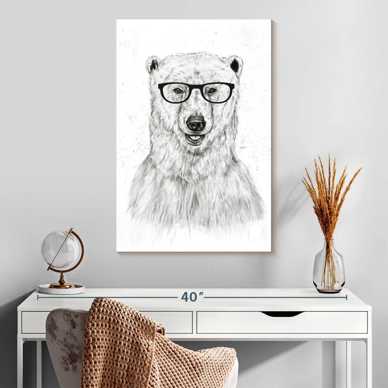 Brampt Geek Bear, 30" H x 20" W