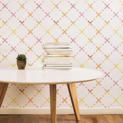 Rouleau de papier peint adhésif lisse L 8,5 pi x l 24 po Daryus