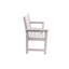 Banc gris clair minimaliste Écologique et recyclable, convient à une utilisation intérieure et extérieure. Il suffit de l'essuyer lorsqu'il est sale-370590438