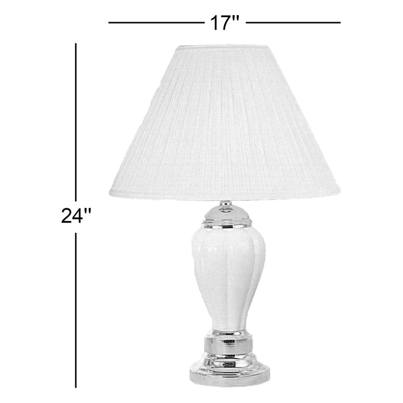 Rawles Table Lamp, Ivory