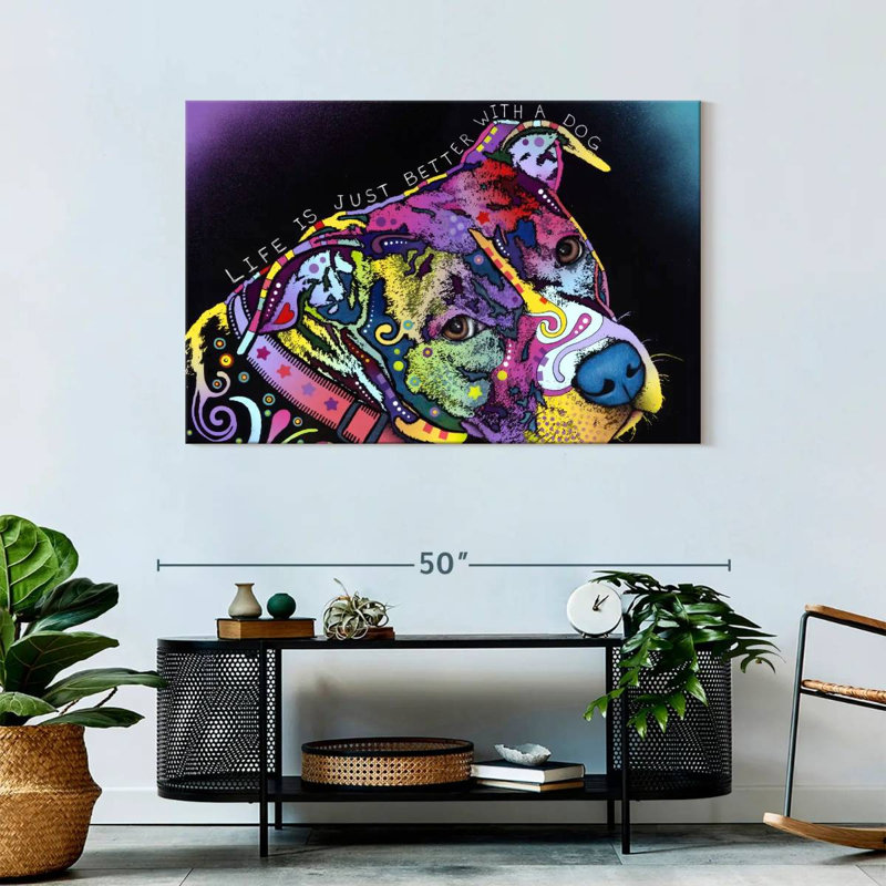 Brampt Life Is Just Better, 30" H x 45" W