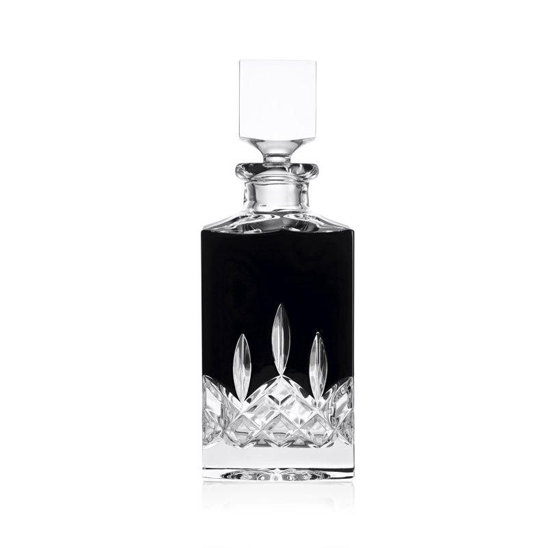 Lismore Square Decanter, Black