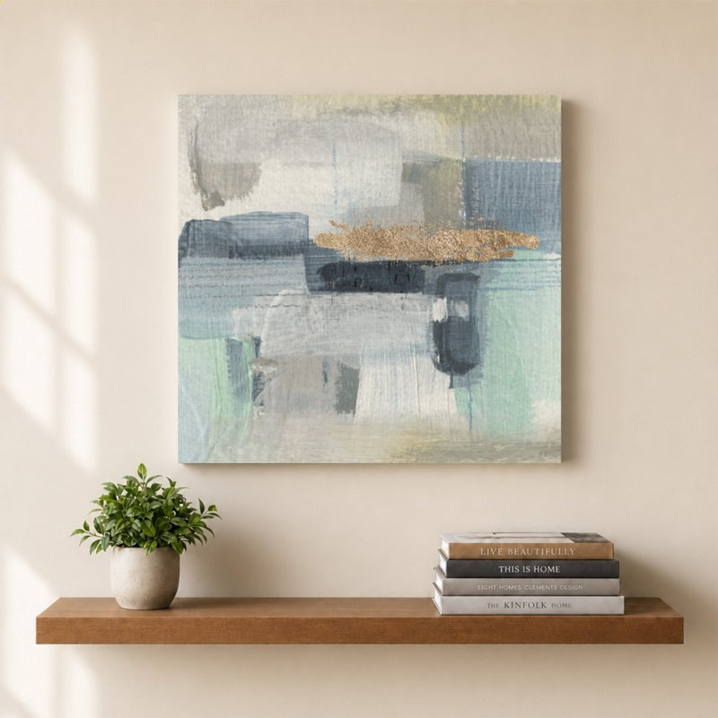 Fern Brook Morning III by Susan Jill - Graphic Art on Canvas, 36" H x 36" W