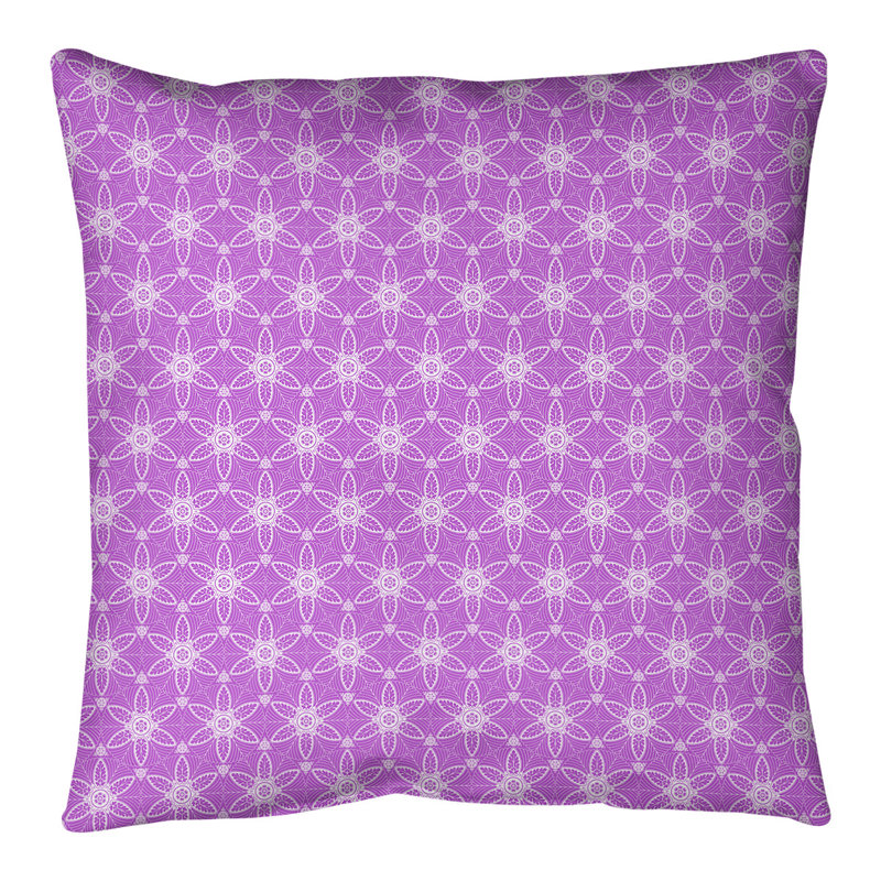Coussin de sol Katelyn Elizabeth, 40 po x 40 po, Violet