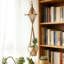 Cintres pour plantes d'intérieur faits à la main en macramé avec goujon en bois, paquet de 2 porte-pots à motif boho à motif de losanges pour pots jusqu'à 10 pouces