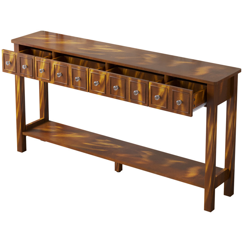Console 60,03 po, Brun