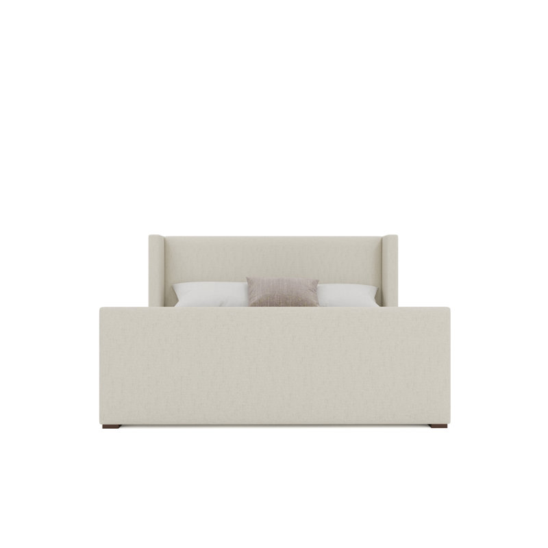 Aylet Luxe Footboard Low Bed, Off White, King