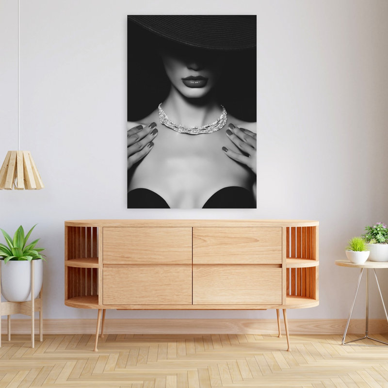 Fille, meilleur ami, art contemporain, H 48 po x l 32 po