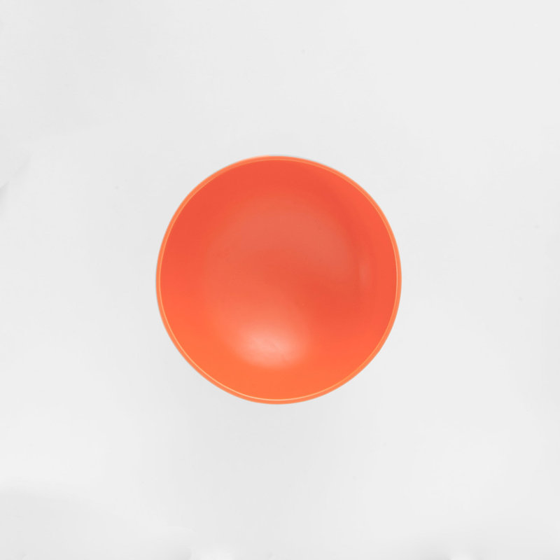 Strøm Bowl by Nicholai Wiig-Hansen, Vibrant Orange, 3.94" H x 5.91" W x 5.91" D