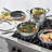 RADIANT PRO Stainless with Brushed Titanium Finish 11-Pc Set