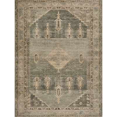 Estate handloomed PET Gray/Beige Area Rug