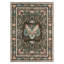 Tapis à poils longs lavable à la machine avec motif tigre et antidérapant-129575514-129913423
