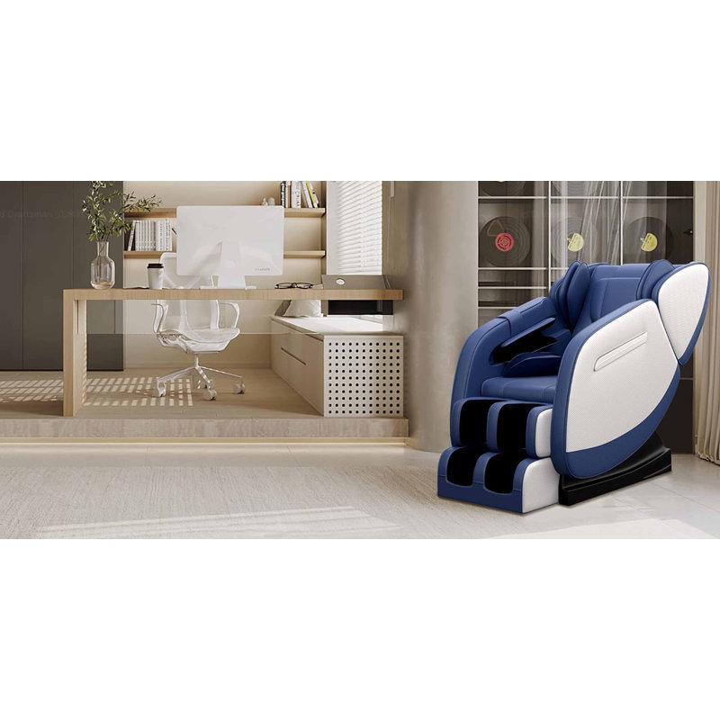 Fauteuil de massage inclinable électrique Favor-MM350, Bleu