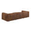Canapé Beau - Cuir tabac Lucia-851068474