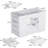 Esbon 46.9'' W 12 - Drawer Dresser