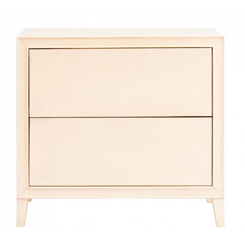 Paris Bedside Table, Antique White