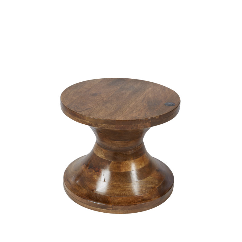 Solid + Manufactured Wood Accent Stool