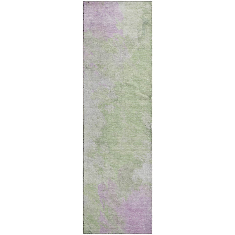 Premium Machine Washable Slesnick AMF1675 Abstract Rug, Runner 2'3" x 7'6"