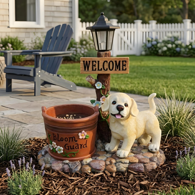 Statue de jardin Labrador