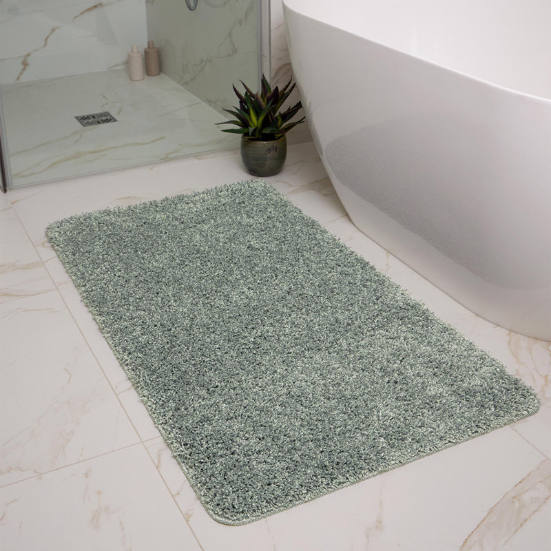 Buddy Bath Fleck Bath Mat, Single - 120cm L x 67cm W, Green