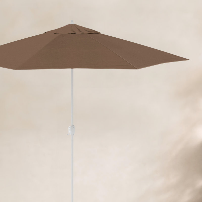 Parasol de marché 86,3 po Kenne, Gris foncé, l 108 po x P 108 po