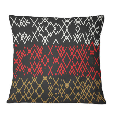 Abstract Throw Pillow