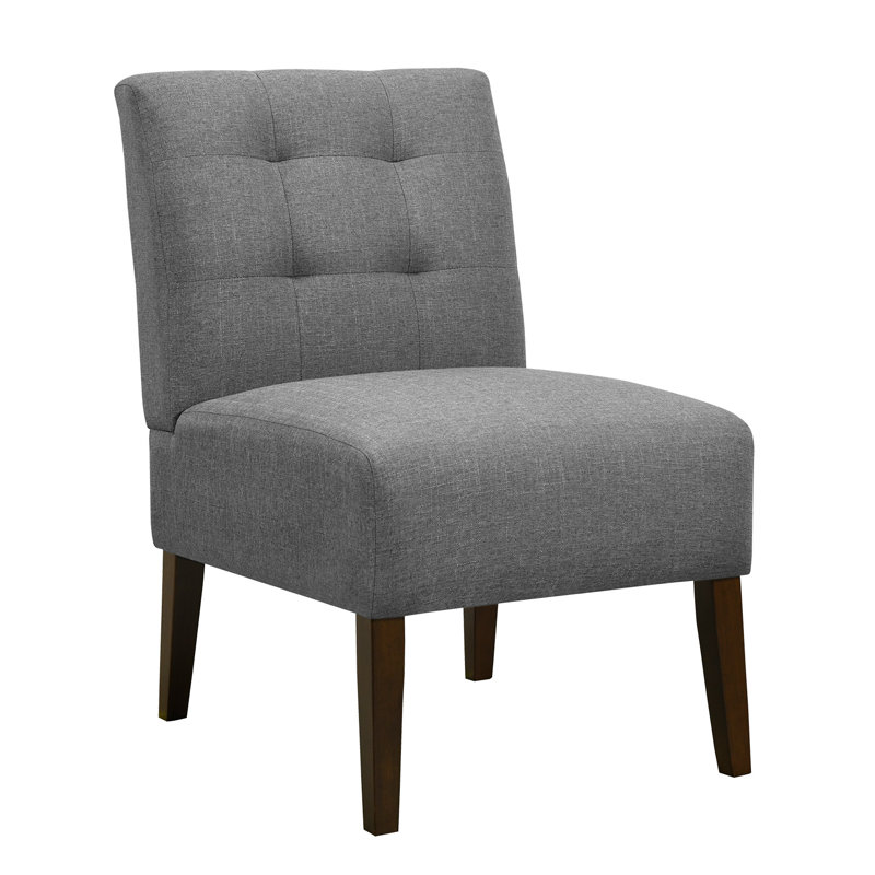 Upholstered Accent Chair, Gray 