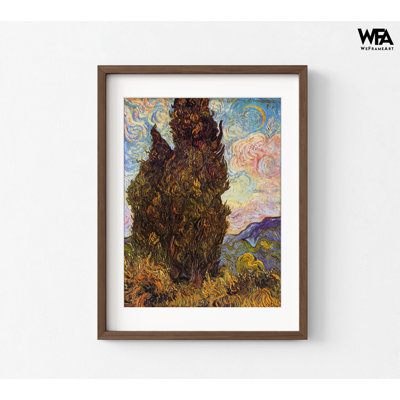 Cypress par Vincent Van Gogh, impression d'arbre de Van Gogh, Art de la nature, décoration de grand arbre, impression murale botanique, Art mural nature