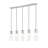Preisler 5 - Light Steel Dimmable Kitchen Island Linear Chandelier-82339534